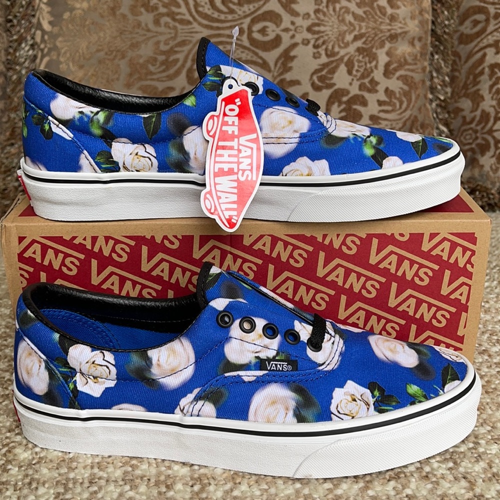 Vans Era Romantic Floral Lapis Blue Men’s - Picture 2 of 16